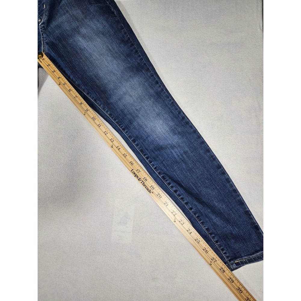 Signature by Levi Strauss Women Pull-On Super Skinny Shaping Jeans Blue‎ 8 W29 - Picture 4 of 11